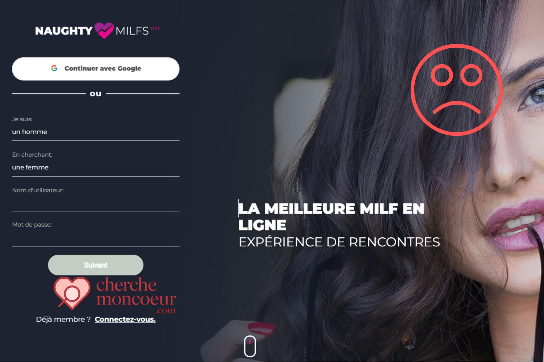 naughty milfs Arnaque