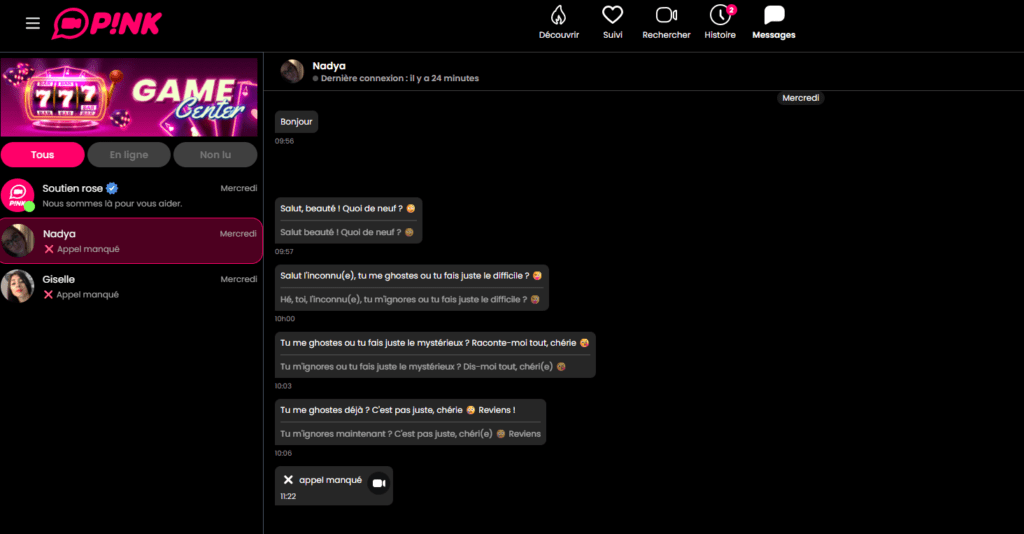 Comment fonctionne Pinkvideochat.com