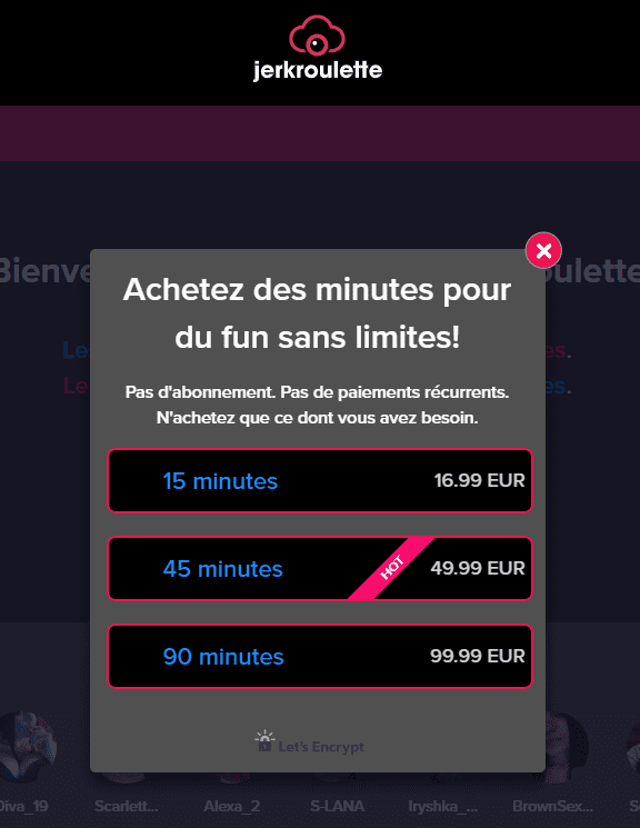 JerkRoulette : La roulette russe où seule votre carte bleue est perdante 2 Combien coûte cette jerkroulette prix