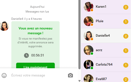 SparkMeets : le piège de l'essai à un euro et les abonnements fantômes qui vident le compte en banque 2 avalanche de messages sparkmeets