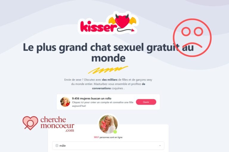 Kisser : Le plus grand chat sexuel gratuit ou une mascarade automatisée avec de fausses files d&rsquo;attente ?